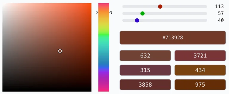 DMC Color Scheme Generator
